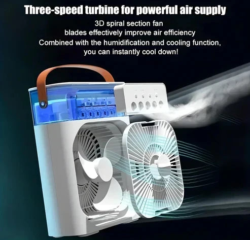 Ice containable Container Fan