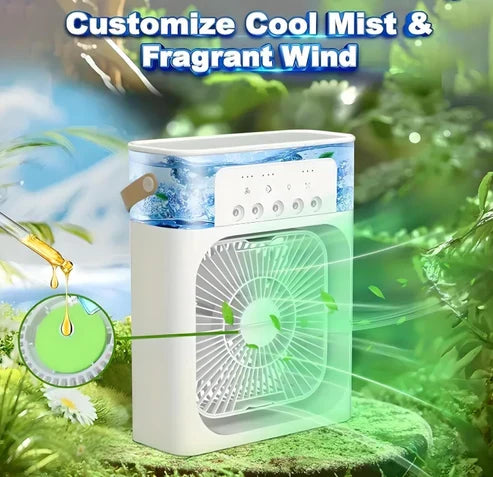 Ice containable Container Fan